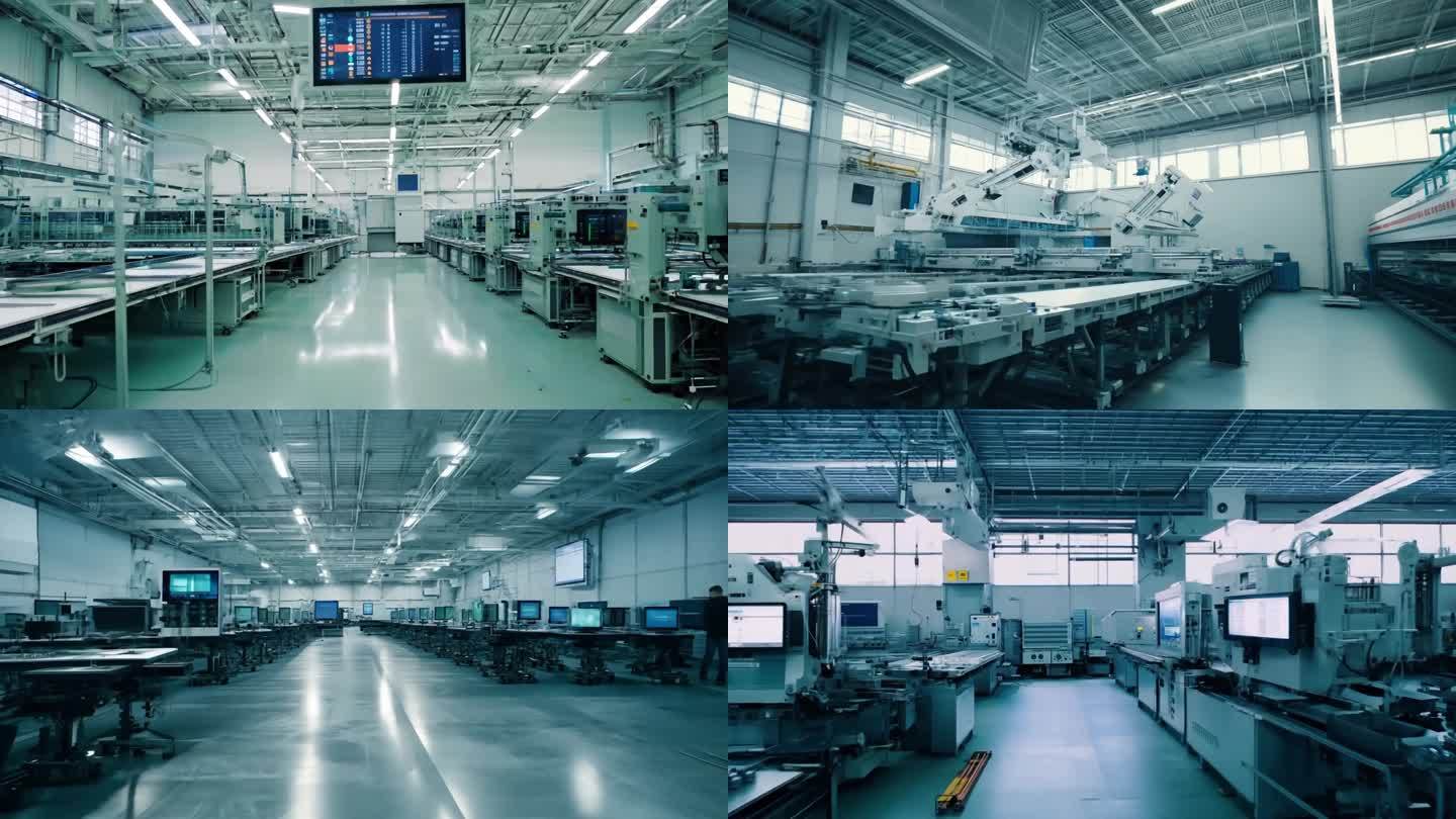 現(xiàn)代化電子通訊產品生產車間實拍與解析